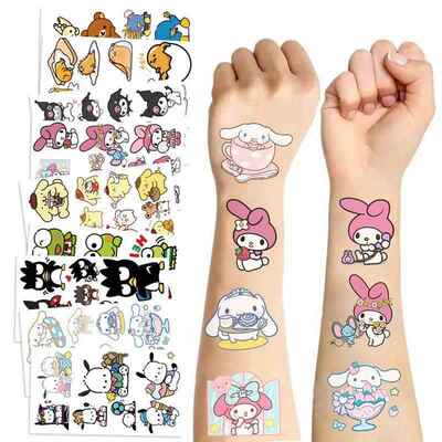 Christmas Halloween Pumpkins Tattoo Sticker Temporary Fake