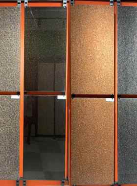 亮亮面地铺面石英砖600X01201加厚8mm庭院地砖黑沙别墅干挂金石耐