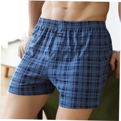 Men's cotton underwear loose boxer shorts宽松四角裤男式