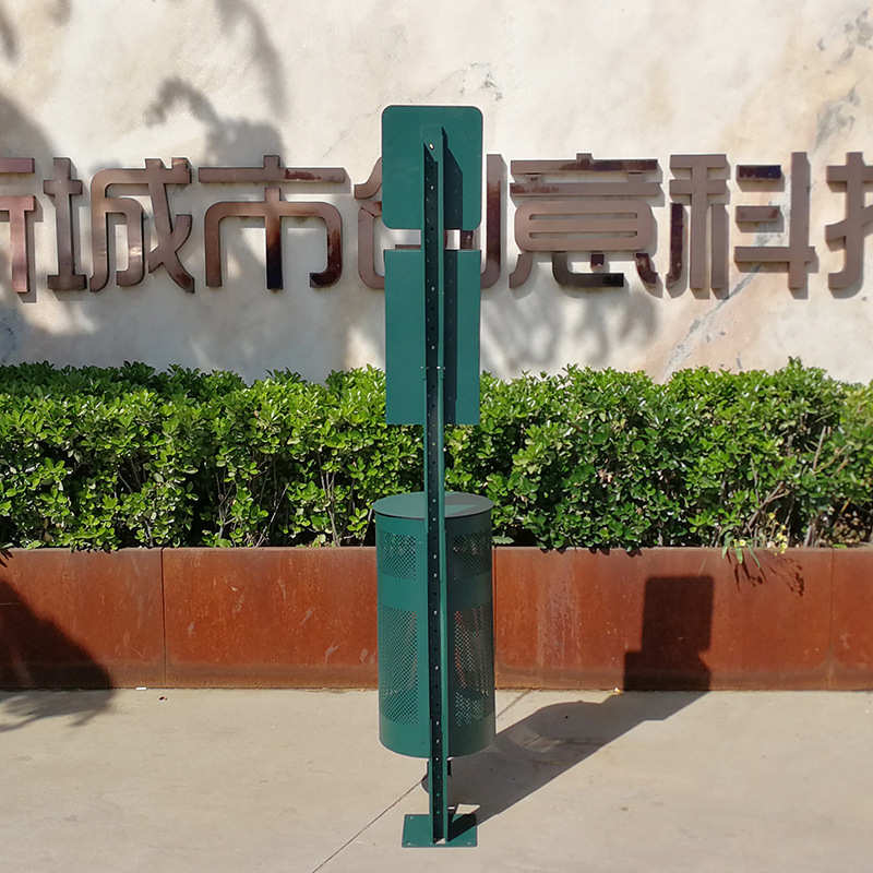 清洗垃圾桶户外宠物粪便桶镀锌板公园广场景区猫狗便便垃圾桶批发