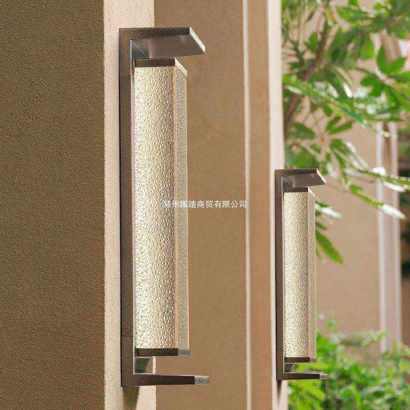 户外壁灯太阳能新中式法式复古墙灯挂灯室外防水阳台灯别墅庭院灯