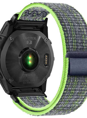 适用佳明快拆野径尼龙回环表带Garmin飞耐时Fenix7X/Fenix5X/Feni