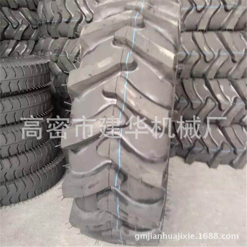 厂家四轮拖拉机耐磨抓地虎汽车轮胎9.5-24人字轮胎