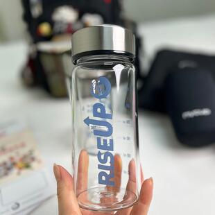 新款德国PM水杯营养素果汁杯摇摇杯高鹏玻璃杯搅拌杯专用杯350ml