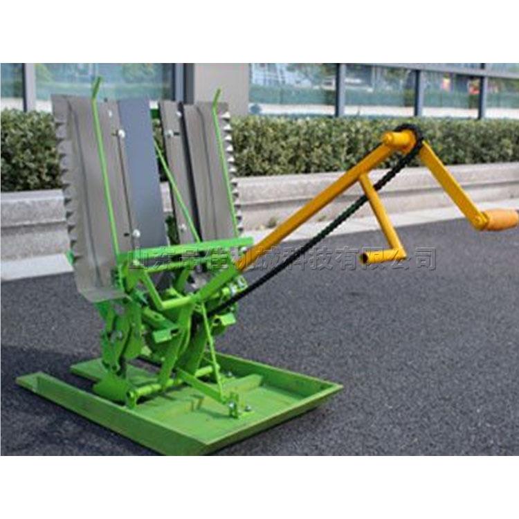 小水MTW型手摇插机 秧山地丘岭稻插秧设备 双行人秧力步退式苗机