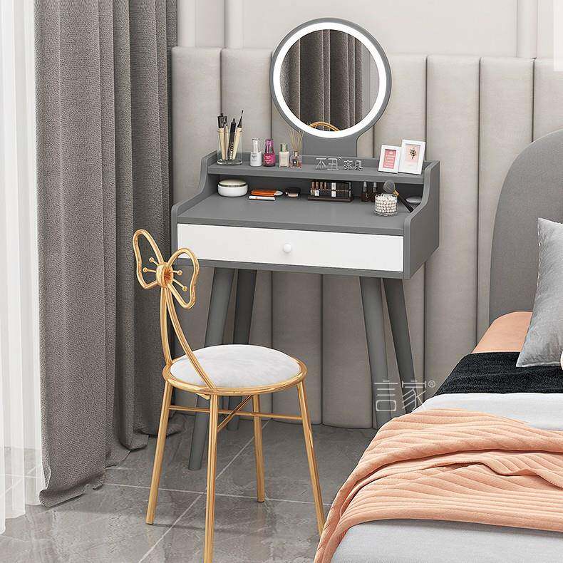 小户型书桌梳妆台二合一超窄单人小尺寸超小拐角三角化妆桌WY255