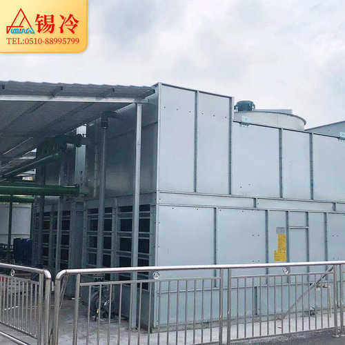 闭式冷却塔300t设备大型横流式工业大小型方型玻璃钢凉水塔定 制