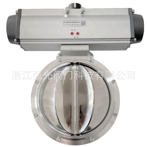 316L制药粉体卫生级食品级不锈钢气动快装卡箍卡盘星型卸料器