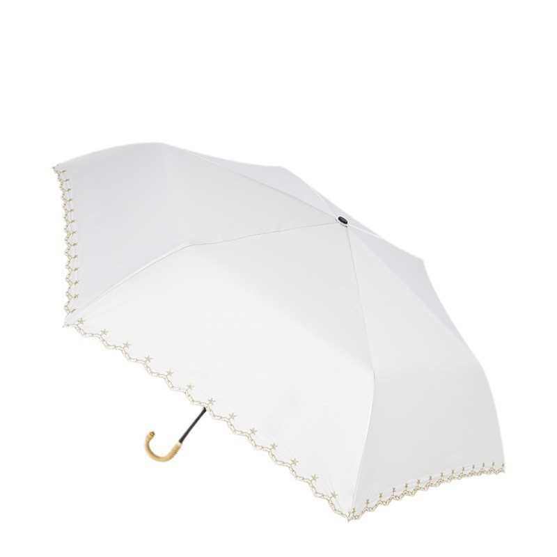 三折日系藤弯钩太阳伞晴雨两用折叠黑胶防晒便携遮阳伞超轻防晒伞,居家日用,伞,淘宝优惠券,粉丝福利购,淘宝优惠卷