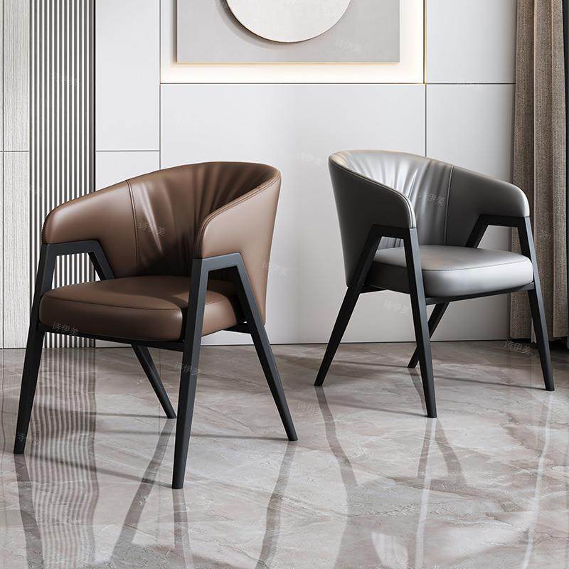 2025新款餐椅艺术创意设计师家具家用酒店餐厅椅子意式休闲