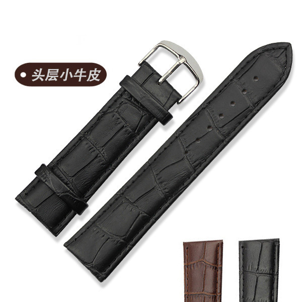 牛皮厂家竹纹手表表带表带配件