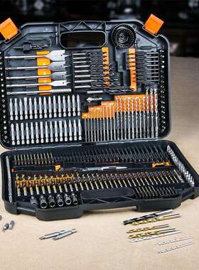 功头能麻多花VPO钻头组套木工建钻开瓷砖玻璃螺丝批工头钻套装扩