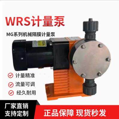 WRS计量泵意大利进口威尔赛MG15-150L电机驱动精密隔膜计量泵手动
