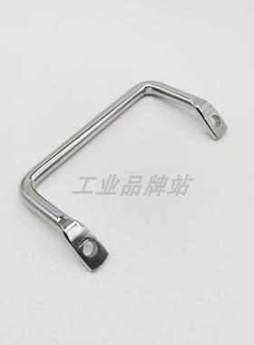 PULC-L100 上隆倾斜式拉手圆棒折弯角型扁头碳钢把手UZG UZB UZS