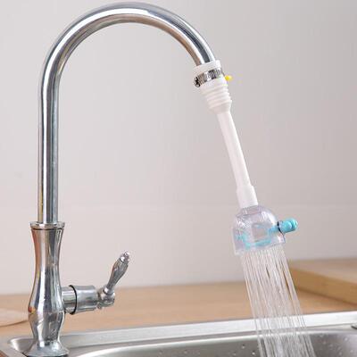 Water Faucet Filter Nozzle Anti-Splash Flexible Extension Ho