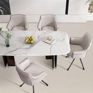 简约办公会接洽谈椅家用移待背动书桌椅带扶JTI手座椅靠椅现议代