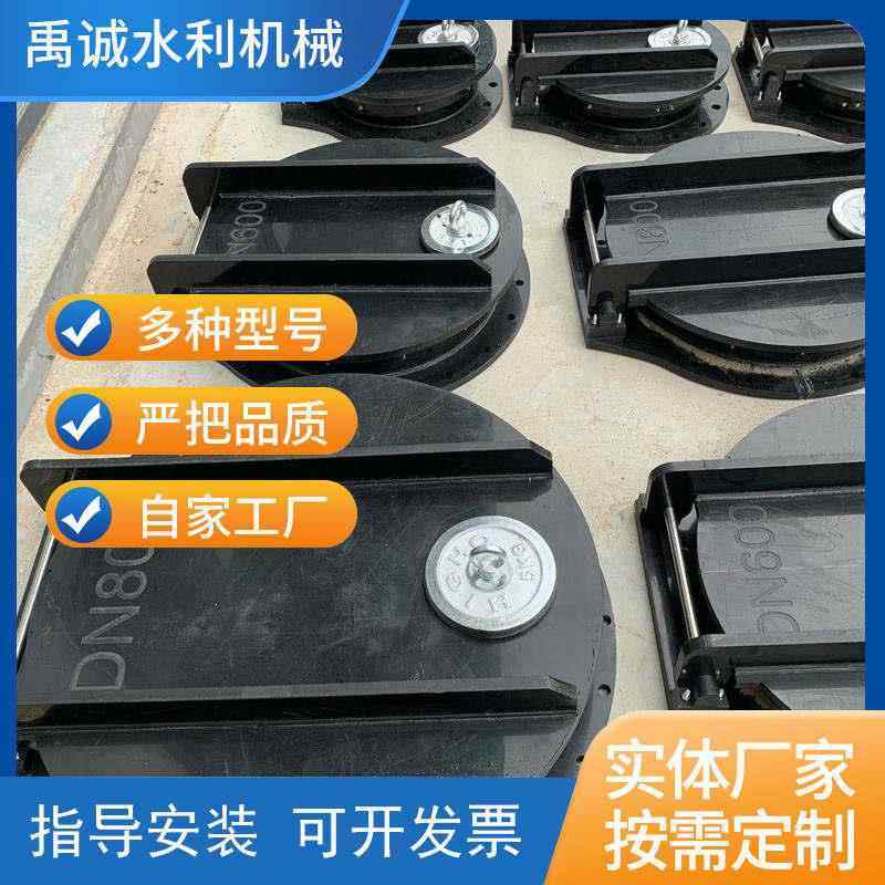 HDPE复合材料拍门铸铁拍门放倒灌铸铁拍门污水管道侧开闸门