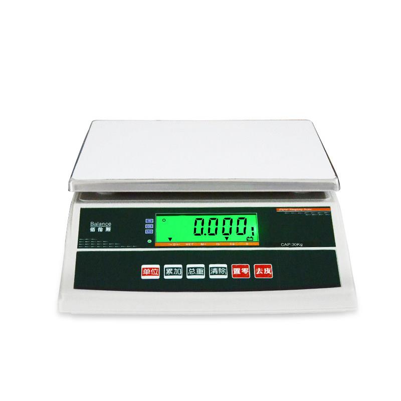 佰伦斯电子计重秤3kg6kg15kg30kg台秤桌称天平秤0.1g/1g工业称