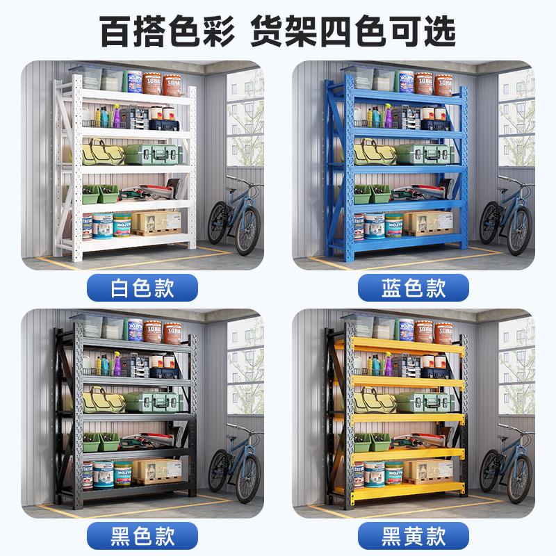 货架置物架中型重型仓储多层落地储物架展示架现货库房快递铁架子