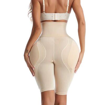 High Waist Trainer Body Shaper Padded Panty Buttock Booty Hi