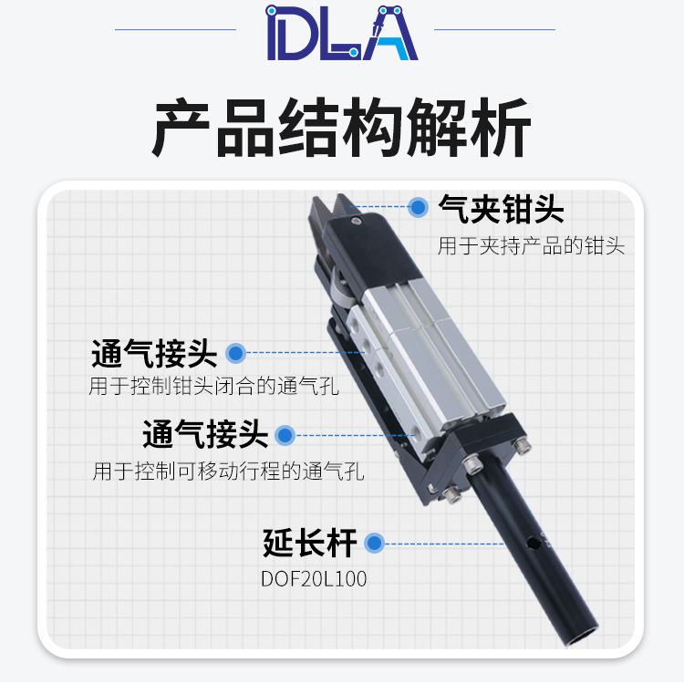 机人定模取件力夹双行夹持器大DGRZ3器2程-1478757鼎凌DLA抓手配