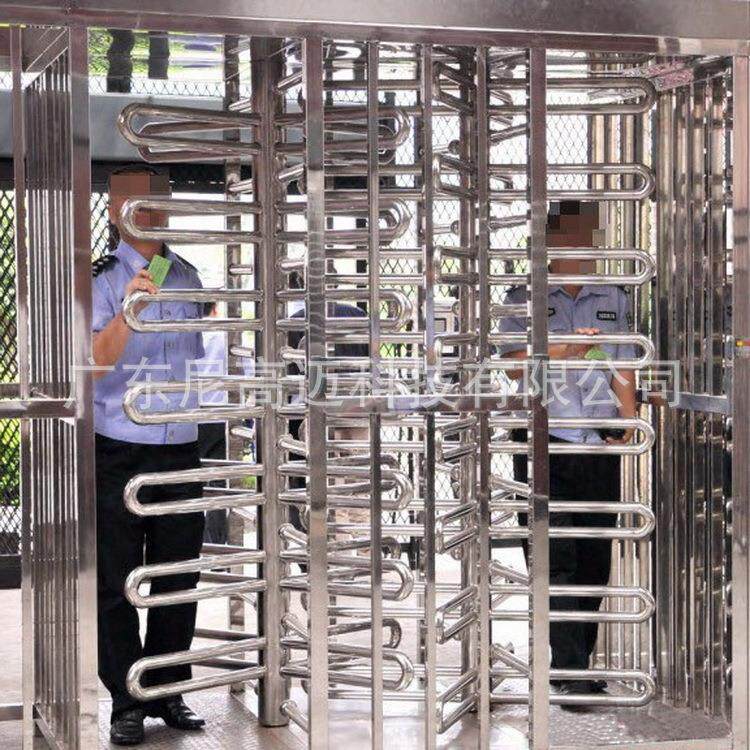 全高半自动单通道双向三翼旋转门电动刷卡考勤栏杆栅栏挡防尾随门