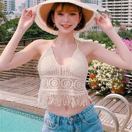 European and American Style Fashion Beach Halter Top, Summer