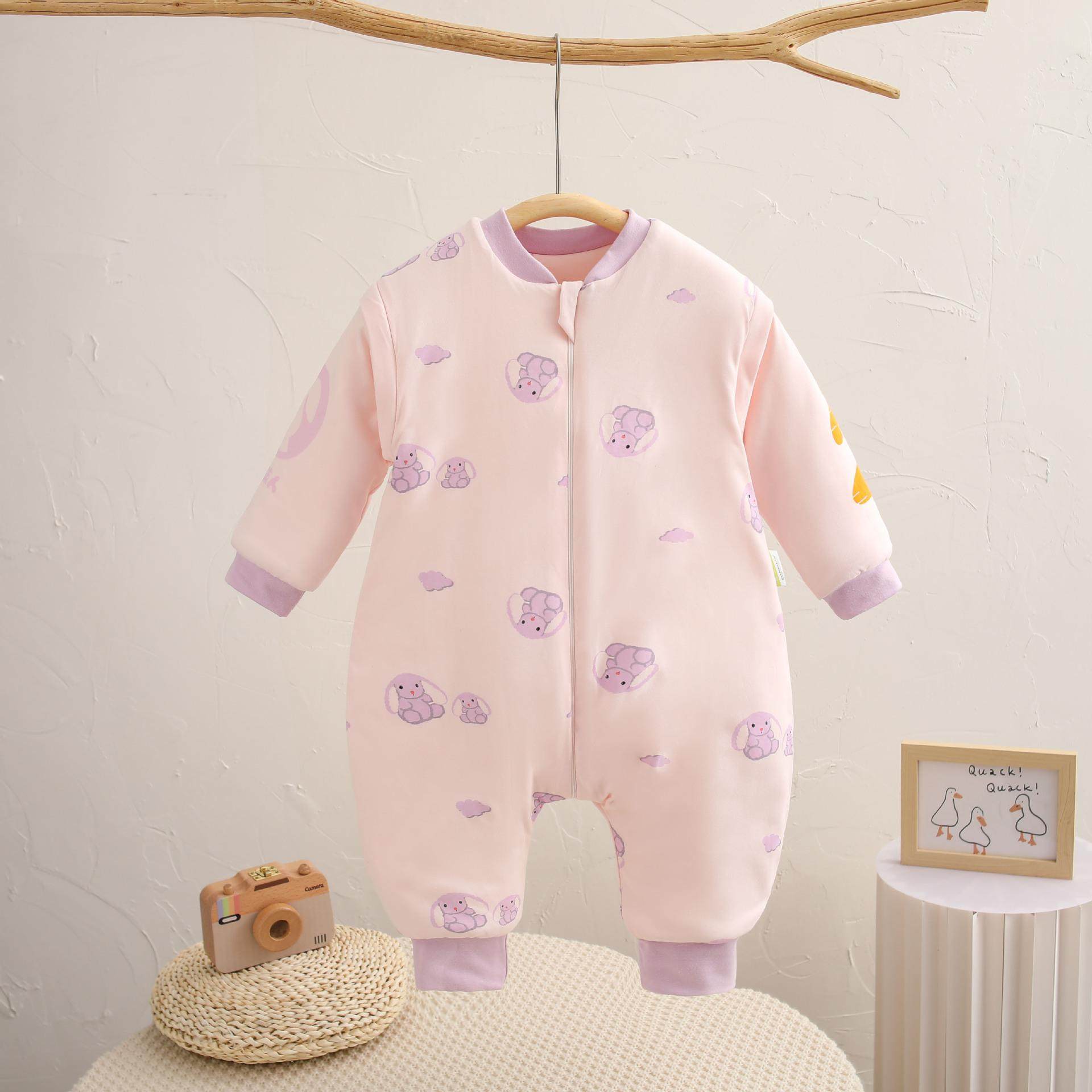 婴儿睡袋宝宝秋冬款加厚保暖儿童夹棉防寒防踢被冬季分腿恒温睡袋,婴童用品,睡袋/防踢被,淘宝优惠券,粉丝福利购,淘宝优惠卷