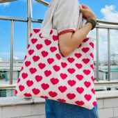 新款 单肩包爱心包大容量托特包复古女包 ins包包针织包包时尚