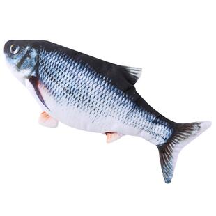 唱歌彷真电动鱼玩具鱼会动的摇摆拍拍鱼婴儿童女孩宝宝睡哄娃神器