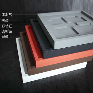 ll四方花盆加厚底座排水托盘自带导流深接水盘透气沥水花托底垫家