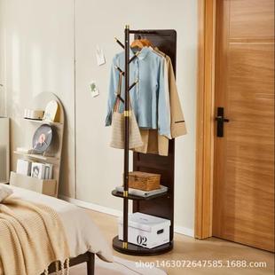 可旋转实木穿衣衣镜挂衣衣帽一体试镜卧室落架地全身镜架LII家用