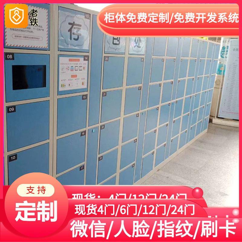 水乐园/游泳馆智能微信扫码储物柜/存包柜/手机寄存柜/双门收发柜