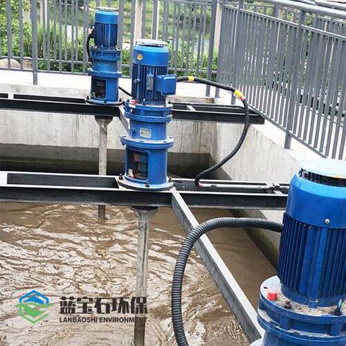 桨式搅拌机JBJ1-400前混凝池搅拌机立式轴桨叶搅拌器旋浆式