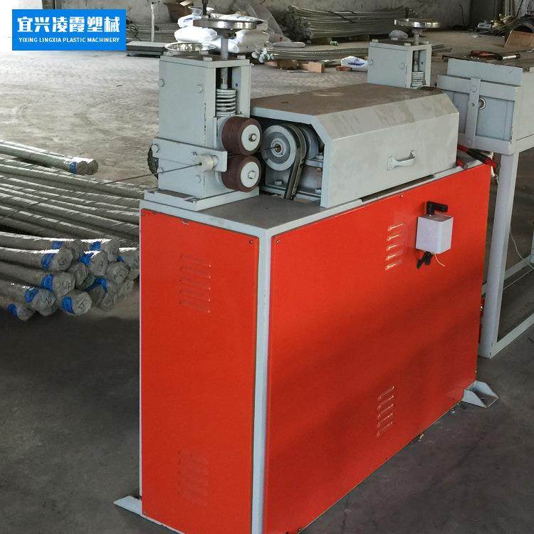 全自动钢丝铁丝包胶机pvc/pe/abs钢管包塑挤出机生产线包胶机设备