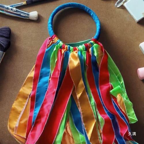 蒙古族博克手五彩项圈蒙摔跤手景脖圈嘎博客环工tj#j#lzn品古包艺