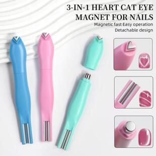Heart Shaped Magnet Creating Heart Moon Double Line Shapes