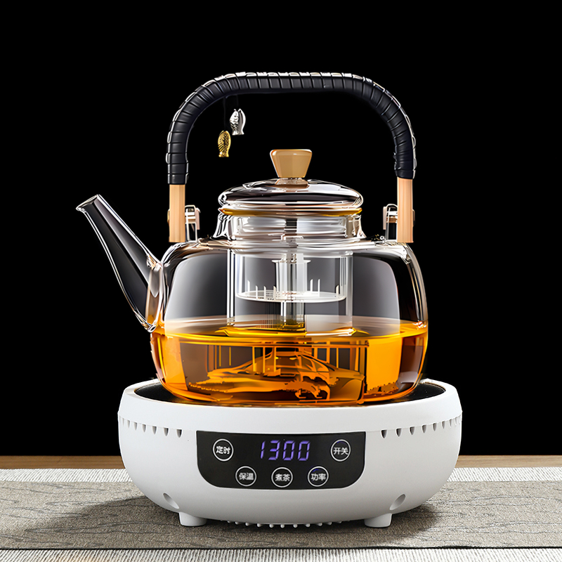 电陶炉煮茶炉小型家用电热炉2024新款煮茶器泡茶烧水壶煮咖啡茶具