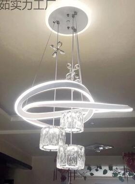 餐厅吊灯LED卧室吊灯简约现代饭厅餐桌吧台网红北欧灯具楼梯吊灯