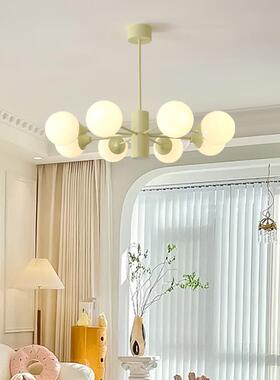 奶油魔吊大灯客厅现代简约主卧室餐厅灯饰灯儿童豆房创意244网红