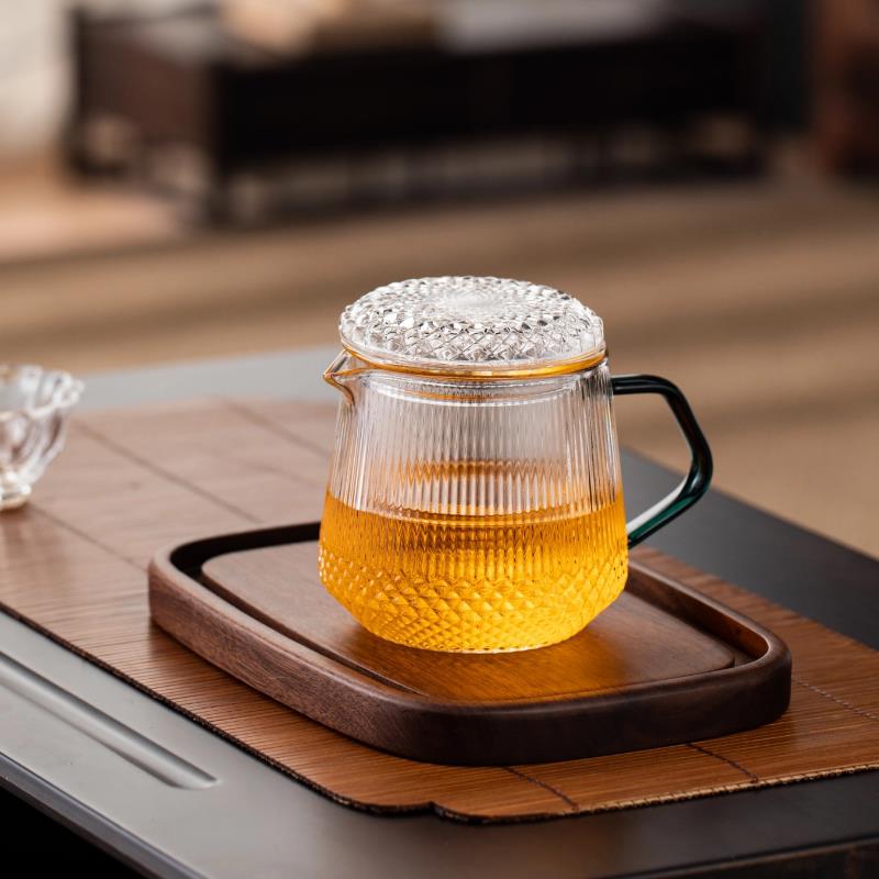 品一恒泡茶壶家用套装过滤花茶壶耐高温泡茶器玻璃分茶公道杯加厚