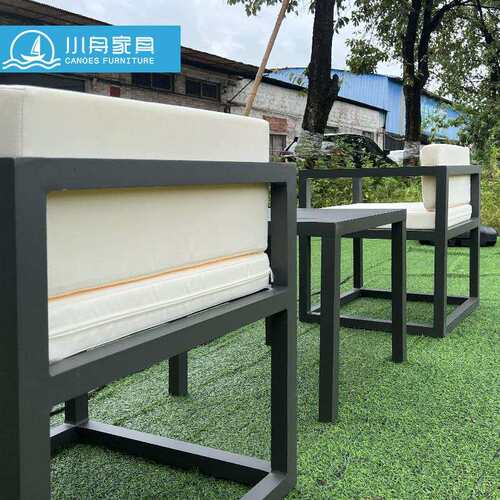 阳台休闲小沙发茶几组合户外简约藤编桌椅三件套庭院花园沙发家具