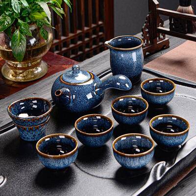 Chinese Kung Fu Tea Set glass Portable Teapot Set