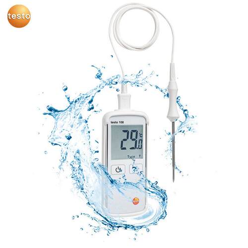 德图testo108食品温度计探针插入式高精度防水测温仪厨房烘焙