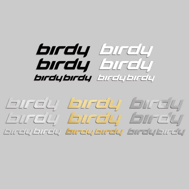 防晒防水涂装装饰贴readu车车改色birdy单车鸟车架自行车折叠贴纸