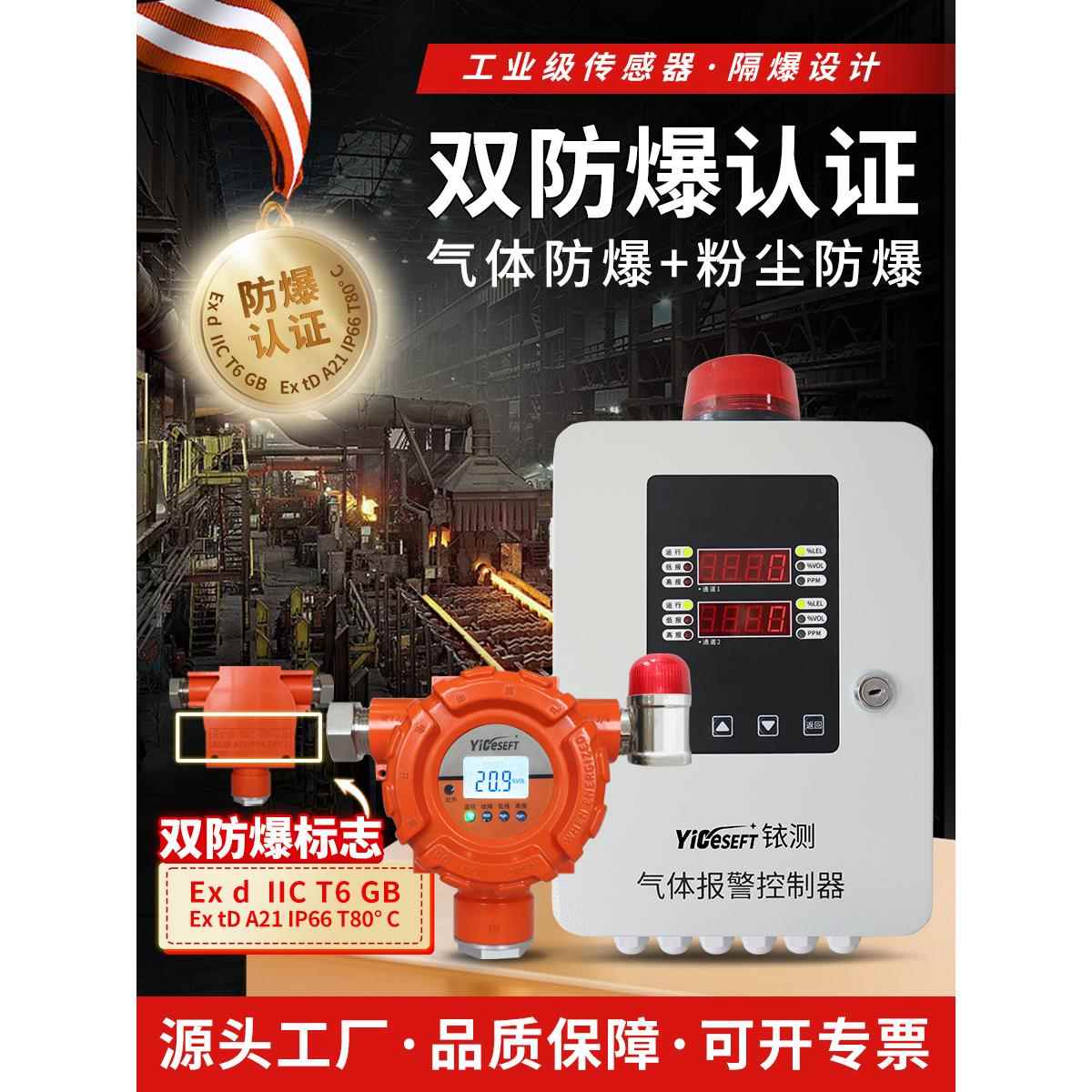 正品氧气含量浓度有检测器仪有毒害危险气体探测密有限闭空间报警