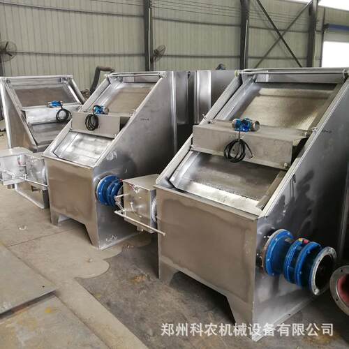 厂家 斜筛式猪粪鸡粪固液分离机 时产20方畜禽粪便脱水机价格