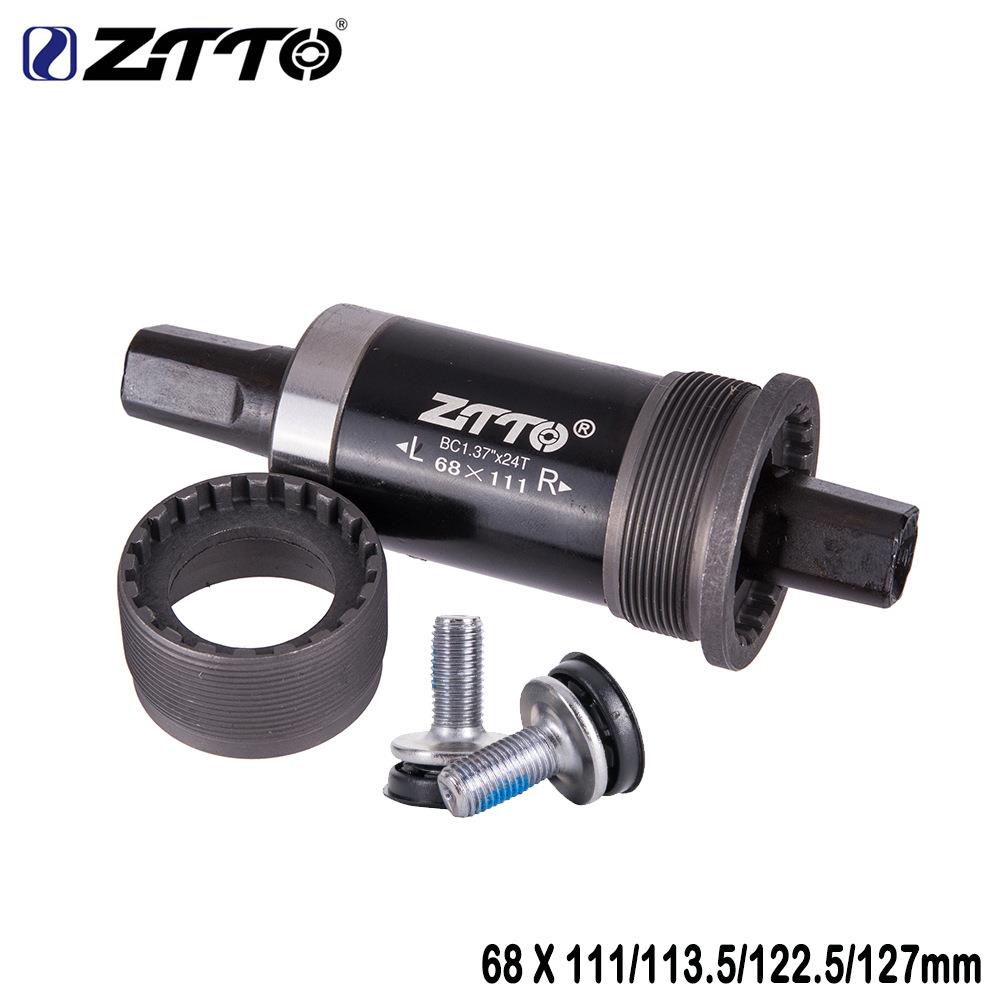 ZTTO培林轴承中轴111-127.5山地车公路车自行车方孔中轴68x122mm