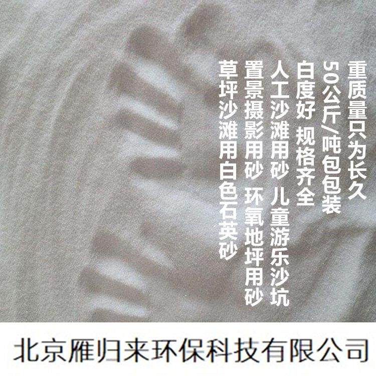 供应儿童白沙子精白沙颗粒均匀游乐场精白沙置景用砂幼儿园沙坑用