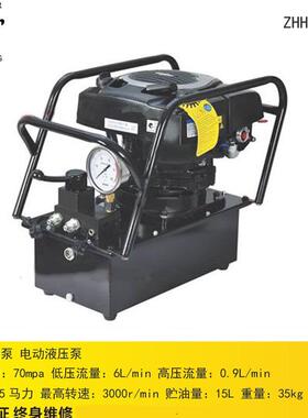 汽油液压站超高压电动泵电动液压泵ZHH-700S汽油机动泵机动泵